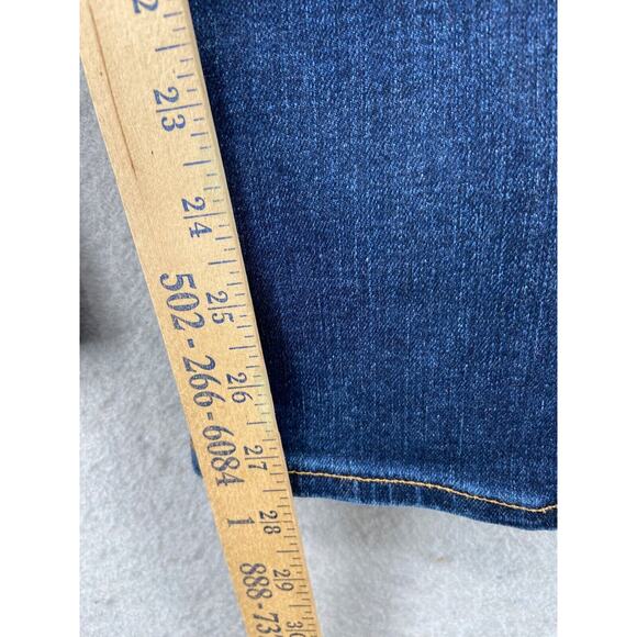 AG Adriano Goldschmied Jeans Womens 27 Blue The Stevie‎ Ankle Slim Straight - Picture 6 of 12